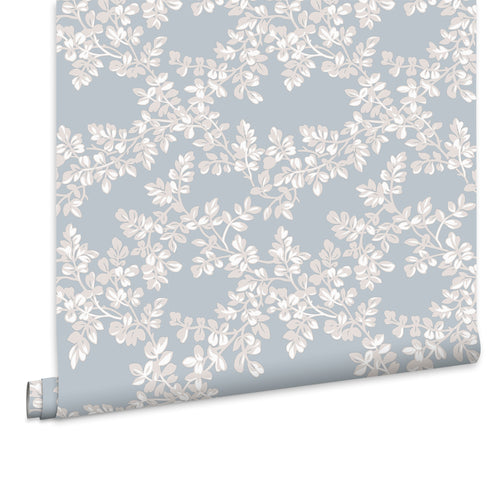 Laura Ashley Vliesbehang - Burnham Pale Seaspray