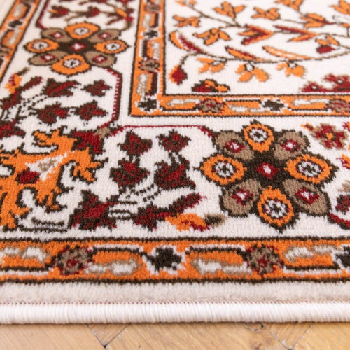 Interieur05 vloerkleed Nazly -creme/oranje - 190 x 280 cm
