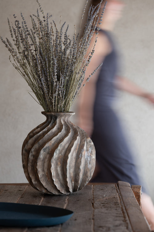 J-Line vaas Ballon Antiek - polyresin - large - Ø 34.5 cm - vtwonen shop