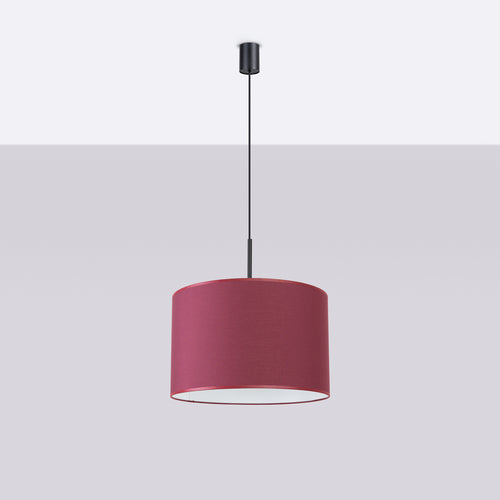 Sollux Lighting Hanglamp NEVIA bordeaux - 40x40x137cm