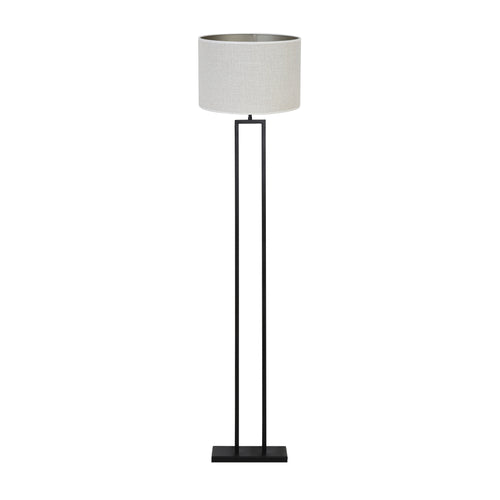 Light & Living vloerlamp Shiva/Saverna - zwart, eiwit - 40x40x170cm - vtwonen shop