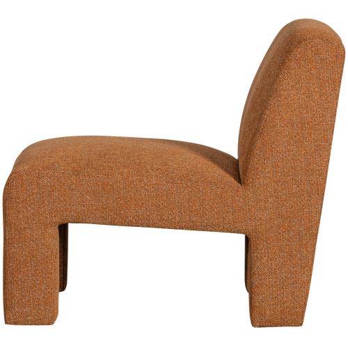 WOOOD fauteuil Lavid - Polyester - Ginger - 73x74x84 - vtwonen shop