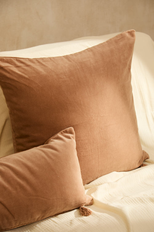 Calma House Kussenhoes Velour - Roze - 60x60