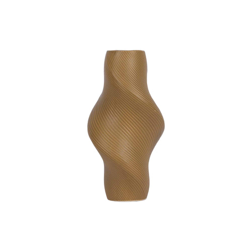 Present Time vaas Paris Twisted - bruin - Ø14cm