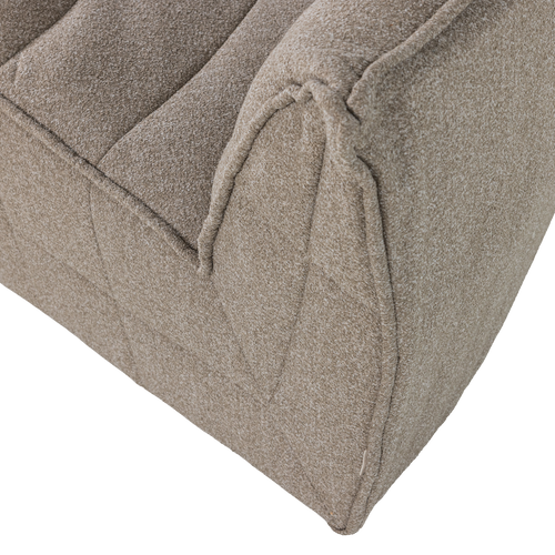 vtwonen hoekelement Cluster - Bouclé - Khaki Bruin - 81x205x91