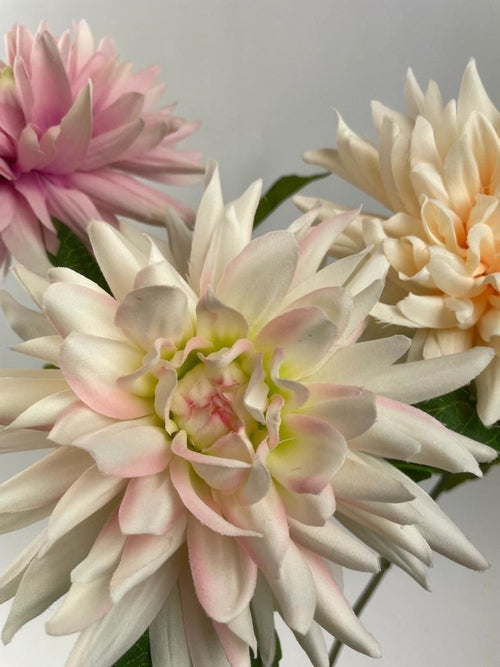 My Flowers.shop Gemengde kleuren dahlia zijden bloem | Lengte 67 centimeter | Per stuk - vtwonen shop