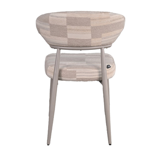 DÉJA Living Eetkamerstoel Nora - Greige Stof - Set van 2 - vtwonen shop