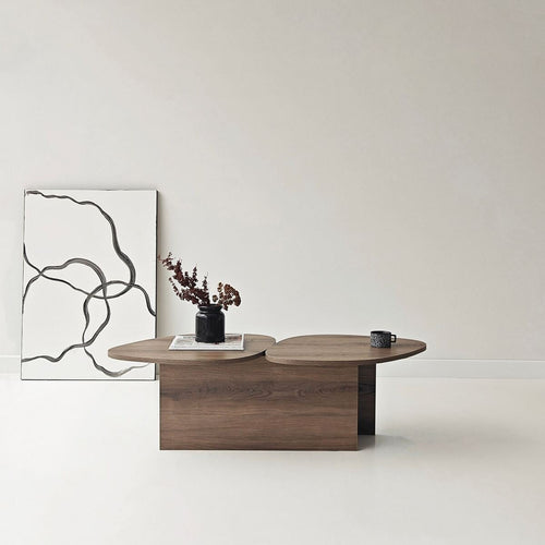 Calicosy - CELESTE Salontafel - Naturel - 125x60x38 cm