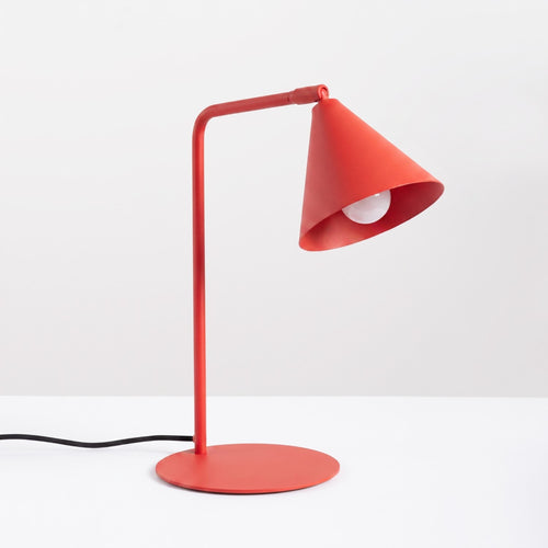 Sollux Lighting Tafellamp NOX rood - 18x18x35cm