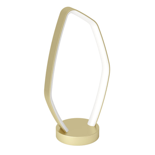 EGLO tafellamp Vallerosa - led - 42,5 cm - goud/wit - staal - vtwonen shop