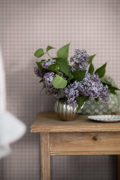 Borastapeter behang ruiten roze - 53 cm x 10.05 m - 660490 - vtwonen shop