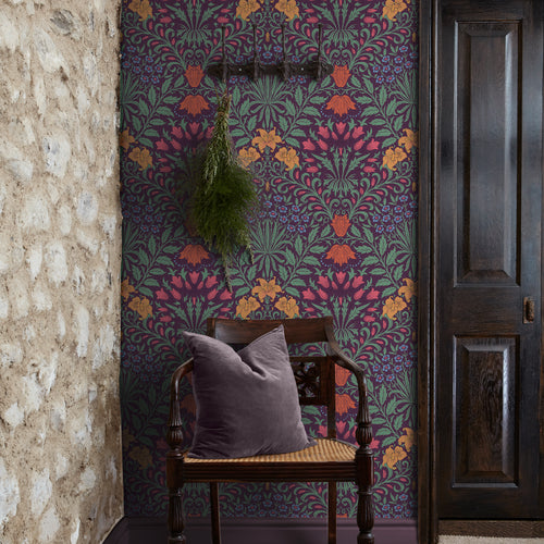 William Morris at Home Vliesbehang - Garden Dewberry