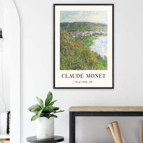 Artfulprints Poster Claude Monet - View of Vétheuil   - 70x100 cm - Groen
