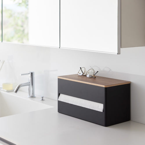 Yamazaki Keukenrolhouder - Rin - Zwart - vtwonen shop