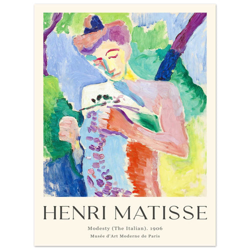 Artfulprints  Matisse - Modesty 1906   poster 30x40 cm - vtwonen shop