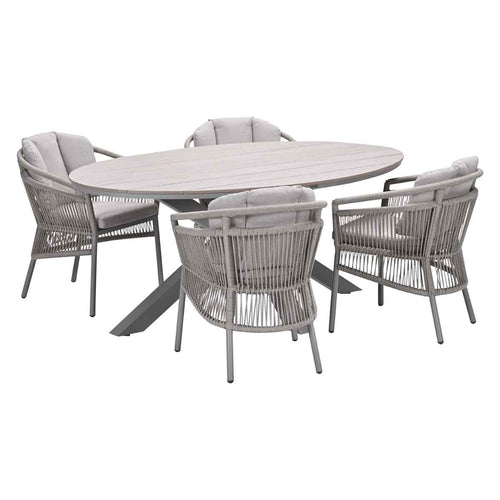 Garden Impressions tuinset Sorong - Tulli - taupe - 220x115 cm - 7-delig - vtwonen shop