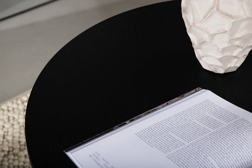 Rebellenclub Salontafel Grenaa - Ø80 cm - Zwart - vtwonen shop