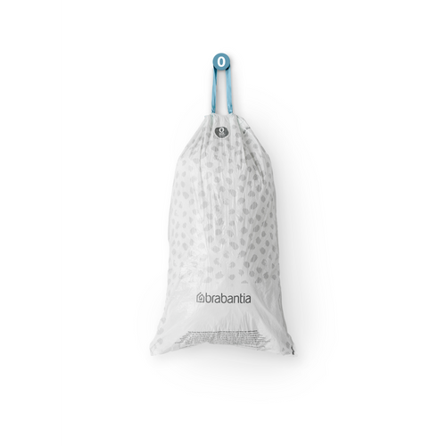 Brabantia PerfectFit Afvalzak, code O, 30 liter, 120 stuks, set van 6 rollen - White