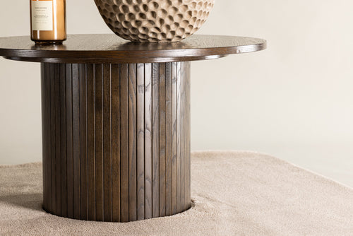 Rebellenclub Salontafel Tavaste - Ø45 cm - Walnoot - vtwonen shop