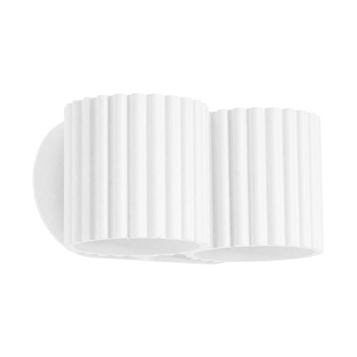 Sollux Lighting Wandlamp AURA 2 wit G9 - 21x12x10cm