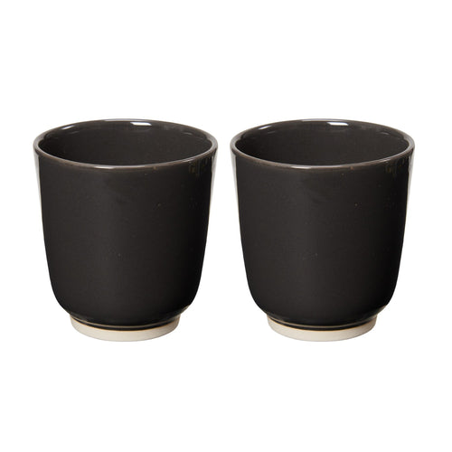 Return to Sender Mok 300 ml antraciet - set van 2