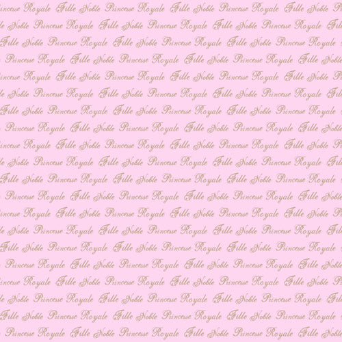 ESTAhome behang prinsessen woorden babyroze - 53 cm x 10.05 m - 114947