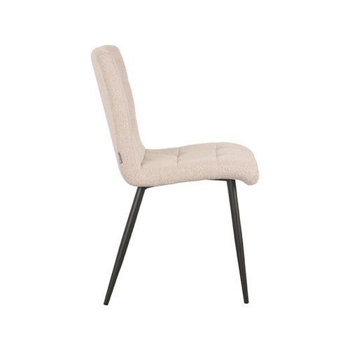 LABEL51 Eetkamerstoel Sam - Naturel - Zithoogte 46cm - Set van 2