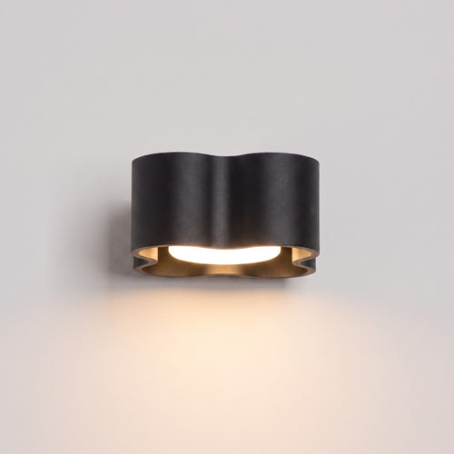 Sollux Lighting Wandlamp OVIO zwart Gx53 - 12x14,5x6cm