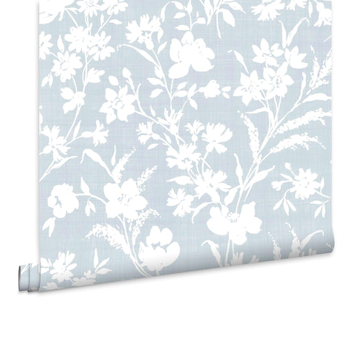 Laura Ashley Vliesbehang - Rye Pale Seaspray
