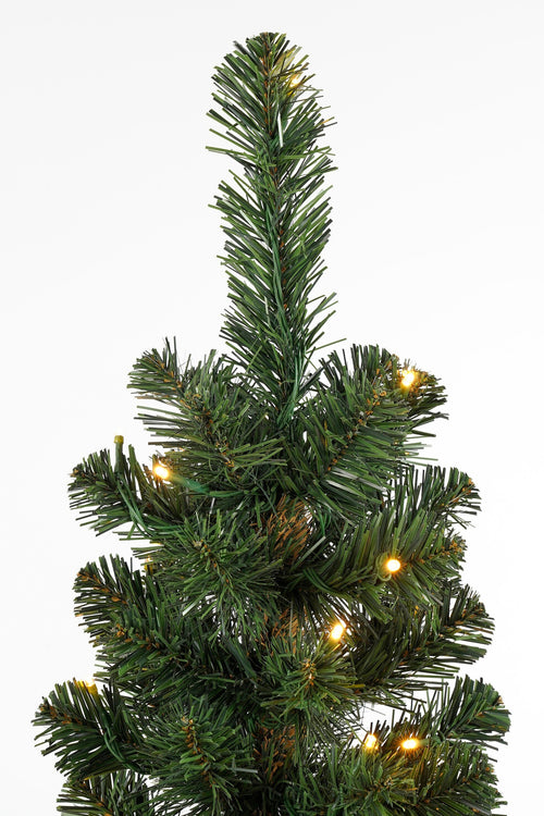 Black Box Trees Charlton Pilar kerstboom led groen warm wit 120L TIPS 280 en timer & dimmer - h185xd53cm