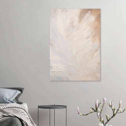 Artfulprints Poster Abstract - Skyfall 2   - 50x70 cm - Taupe