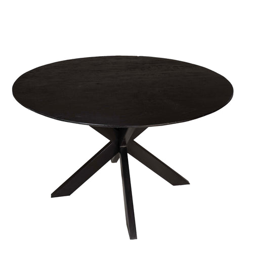 Giga Meubel Eettafel Romeo - Rond - Mangohout - 120cm