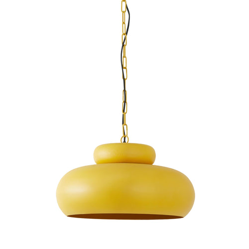 Light & Living hanglamp Neiva - geel - Ø46cm
