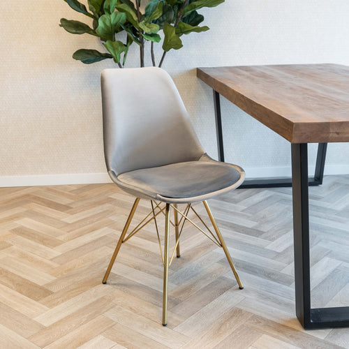 Kick kuipstoel Velvet - Grijs - vtwonen shop
