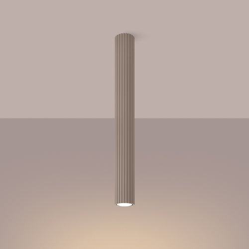 Sollux Lighting Plafondlamp KARBON 60 taupe - 6,5x6,5x60cm