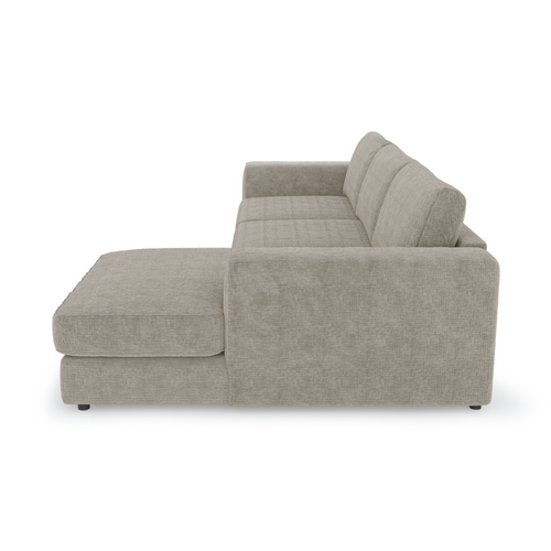 Sia Home -  WILL - Fluweel met patroon - Beige - 304cm