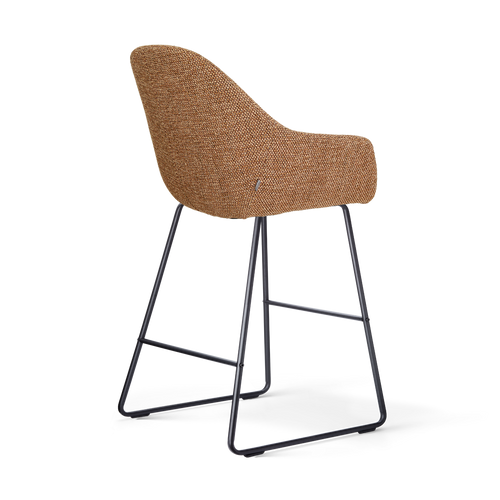 Nolon Nino-Mae barkruk bruin blend - zwart onderstel - 65 cm