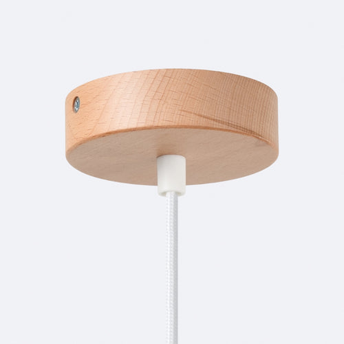 Sollux Lighting Hanglamp FANO wit - 34x34x120cm