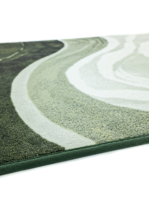 Vloerkleed MOMO rugs x NOŪRA studios - Waves Green 300x400 cm