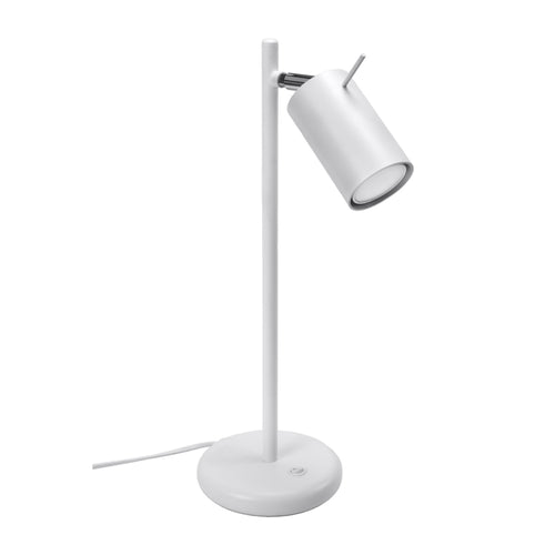 Sollux Lighting Tafellamp RING wit - 14,5x19,5x43cm