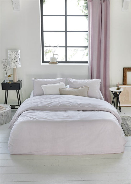 Walra - Dekbedovertrek Vintage Cotton - 140x220 cm - Lila