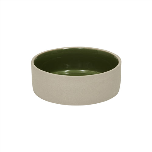 OYOY Kom 13 x 13 x 4,5 cm – Groen keramiek