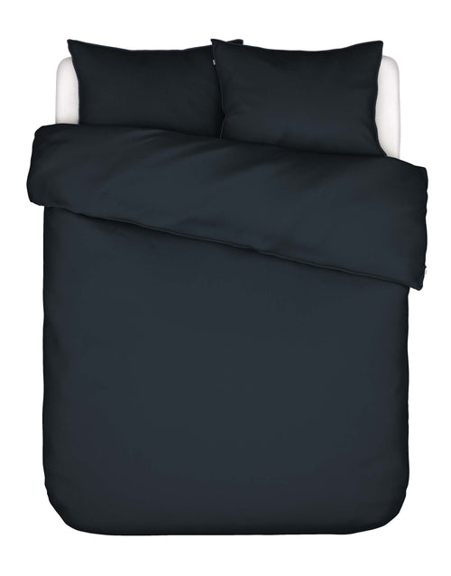 Essenza Minte dekbedovertrek - Lits-Jumeaux - 240x200/220 cm - Nightblue