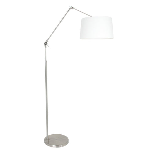 Steinhauer vloerlamp prestige - 1 lichts - 145x 250 cm - mat chroom wit