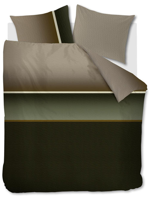 Beddinghouse dekbedovertrek Aiden - 200x200/220 cm - olijfgroen - vtwonen shop