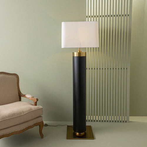 Signature - VENDOME Vloerlamp - Zwart - 50x50x165 cm