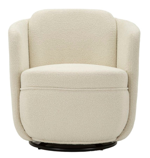 Mauro Ferretti Draaifauteuil - 70x72x75 cm - Crème
