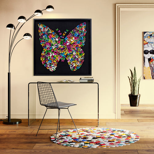 Kare Design Vloerkleed Circle Multi Ø150cm - vtwonen shop