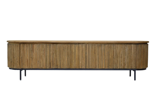 Livingfurn tv-meubel Lausanne - teakhout - 210cm