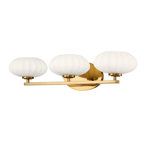 Elstead Kichler Pim Badkamer Wandlamp Vos Goud, 3000K, IP44